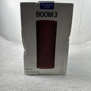 Ultimate Ears BOOM 3 Wireless Bluetooth Waterproof Speaker Red (984-001352)